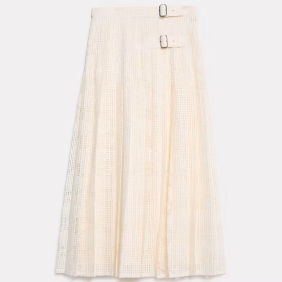 Ropa de mujer Rayón Impreso Smocking Cintura Banda Mujer Chica Moda Falda larga tejida